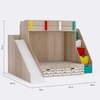 Sleep N SlideBunk Bed 6X5 Drawers On Wheels In Oak and Yellow Colour69