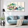 The Castle Decor Temple Art Wall Painting Wooden Framed 27x48 Inch