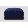 Denvar Ottoman Color in Navy Blue