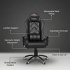 ASE Gaming Gold Series Gaming Chair (Black)