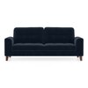 Verona Sofa Set (Colour: Sea Port Blue Velvet, Seater: 3+2+1)