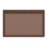 Saar Teak Wood Mirror In Espresso Teak Finish