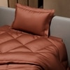 Stoa Paris Comforter for Single Bed, 300TC Satin Comforters in Melted Caramel