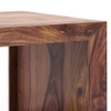 Euler's Solid Wood Side Table in Teak Finish