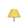 Jagger Yellow Fabric Floor Lamp with Black Iron Base