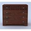 Ridge Solid Wood  Bookshelf in Teak Finish