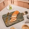 Ireka Homes Chefio Acacia Wood Chopping Board with Rattan Handle – Cutting Board