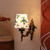 Devansh Metal Electric Wall Light in Antique Gold Colour with Multi Shade Count of 1 Light