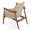 Dakota Lounge Chair In Stria Beige Colour