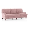 Ophelia 3 Seater Fabric Sofa In Desert Rose