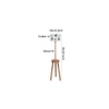 Hazelle Multicolour Cotton Shade Floor Lamp