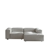 Elegantedge Wood Left Aligned 2-Seater With Upholstery Non Storage Sofa In White Colour