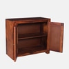 Sheesham Wood 2 Door Sideboard in Honey Oak Finish