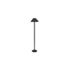 Huck Black Cotton Shade Floor Lamp