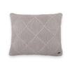 Danube Bright Silver Decorative Cushion Cover 16 x 16 Inches