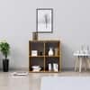Hexa Engineered Wood Bookshelf Multipurpose Storage Rack in Giant Wood Colour