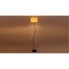 Deven White Cotton Shade Floor Lamp