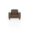 Verona Premium 1 Seater Fabric Sofa in Truffle Beige Velvet Colour