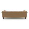 Winchester 3 Seater Leather Sofa in Camel Colour
