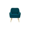 Ellie Accent Chair in T blue Colour