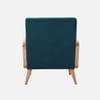 Evant Ratan Accent Chair in T blue Colour