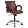 Liieancoinn Mid Back Executive Chair in Ten Brown Colour