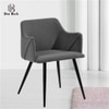Hanner Metal Accent Chair in Grey Colour