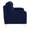 Osbert Velvet 2 Seater Sofa in Navy blue Color