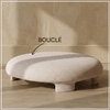 Urbanopulence  Wood Ottoman With Upholstery Non Storage Sofa In White Colour