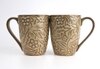 Beige Wildflower Premium Tea & Coffee Mugs