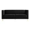 Vespa Fabric Sofa - Black