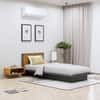Hexa Engineered Wood Modern Single Bed With Headboard Without Storage In Slate Grey And Giant Wood