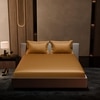 Stoa Paris 300TC UltrSatin King Bedsheet Set Satin King Night Gold