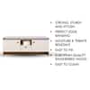 Hexa Red Engineered Wood Shoe Rack in Giant Wood and Frosty White Colour