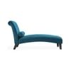 Knup Velvet Chaise Launger in T Blue Colour