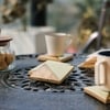 Ireka Home Earth’s Edge Wood and Resin Coaster Set – Set of 4
