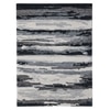 Rhett Dark Gray Abstract Hand-Tufted Viscose 8X5 Feet Carpet