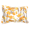 Himalayan Poppies 1 Double Bed Sheet & 2 Pillow Covers with Yellow colour