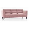 Lewis 3 Seater Fabric Sofa In Desert Rose Colour