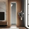 Full-Length Bedroom Dressing Mirror with frame Adjustable LED Standing Mirror