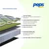 Peps Springkoil Ortho Luxe 8 Inch Pocket Spring Latex Foam Mattress Single 72x30