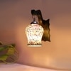 Devansh Solid Wood Electric Wall Light in Brown Colour with Multi Shade Count of 1 Light