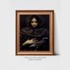 Artistry Black Victorian Witch Portrait Canvas Wall Canvas Wall Prints Set of 1 Multicolor Matte