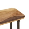 Dune Solid Oak Wood Dining Table With 6 Dune Solid Wood Dining Chairs (Finish : Gradient Oak, Chair Colour : Deep Olive Velvet)