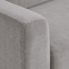 Modernelegance Wood Right Aligned 3-Seater With Upholstery Non Storage Sofa In Grey Colour