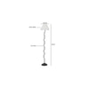 Bertram Black Cotton Shade Floor Lamp