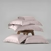 Stoa Paris 300 Tc Satin Bedsheet Super King Size Bed with Pillow Covers in Blushing Pink