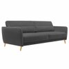 Rockson Fabric Sofa (Dark Grey)