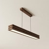 Artline 48 Brown Solid Wood Single Hanging Light
