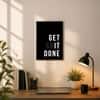 The Castle Decor Get Shit Done Motivational Wall Art 8x12 Inch